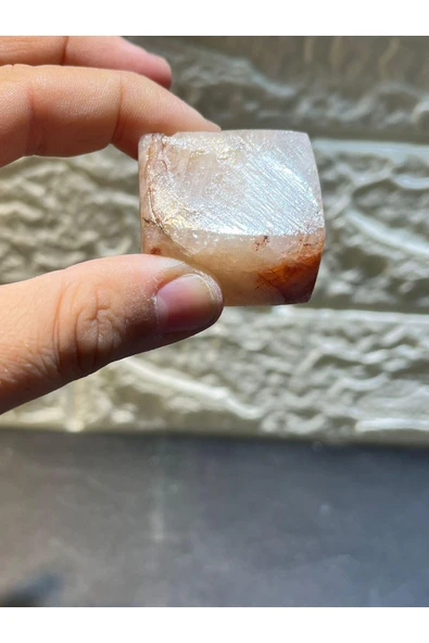 gemsartdeco Küp Gül Kuvars Ham Doğaltaş - Resim 2