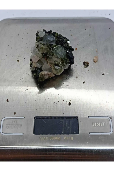 gemsartdeco Koleksiyonluk Epidotlu Kuvars - Resim 4