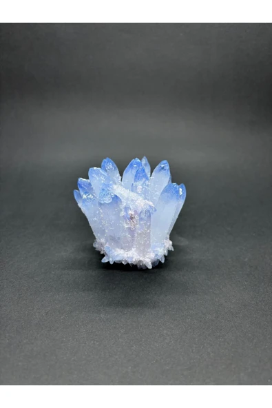 gemsartdeco MAVİ KUVARS ÇİÇEK - Resim 4