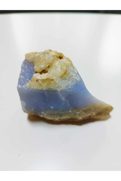 gemsartdeco Mavi Kalsedon Doğaltaş Kütle - Resim 3