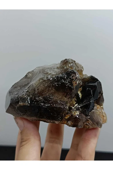 gemsartdeco Dumanlı Kuvars Doğaltaş Kütle - Resim 2