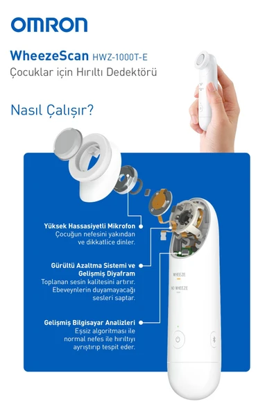 Omron Wheezescan Hırıltı Dedektörü - Resim 5