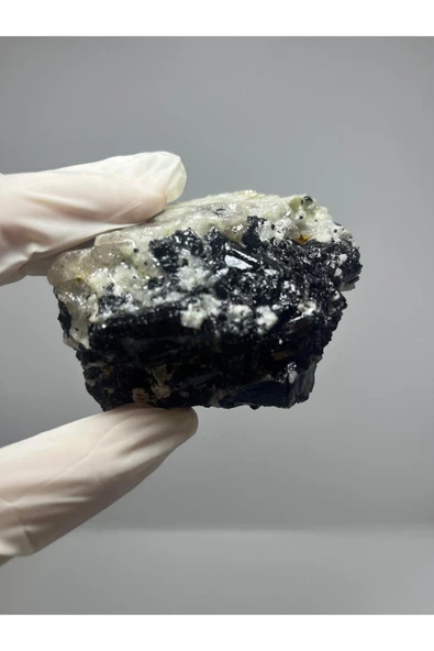 gemsartdeco Özel Koleksiyonluk Turmalin Doğaltaş Kütle - Resim 2