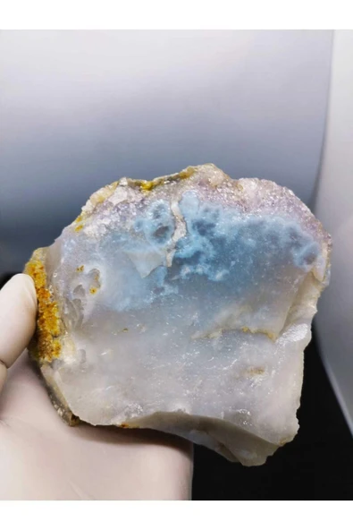 gemsartdeco Kalsedon Duygusal Denge Doğaltaş Kütle - Resim 3