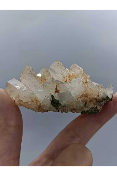 gemsartdeco Koleksiyonluk Epidotlu Kuvars Doğaltaş - Resim 4