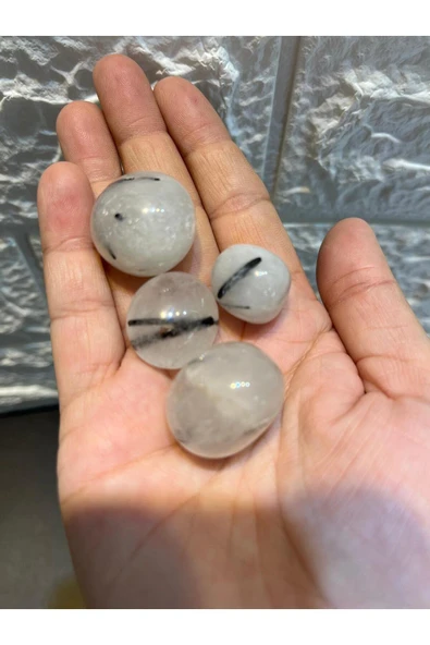 gemsartdeco RUTİLLİ KUVARS MİNERAL ürün görseli 1