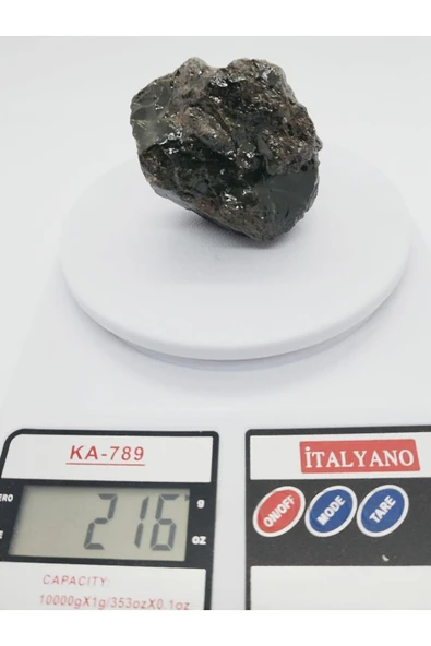 gemsartdeco Yeşil Obsidyen Doğaltaş - Resim 3