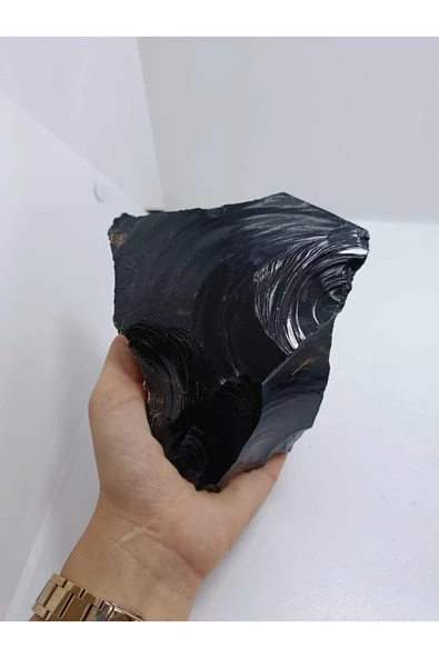 gemsartdeco Obsidyen Duygu Taşı Doğaltaş Kütle - Resim 3