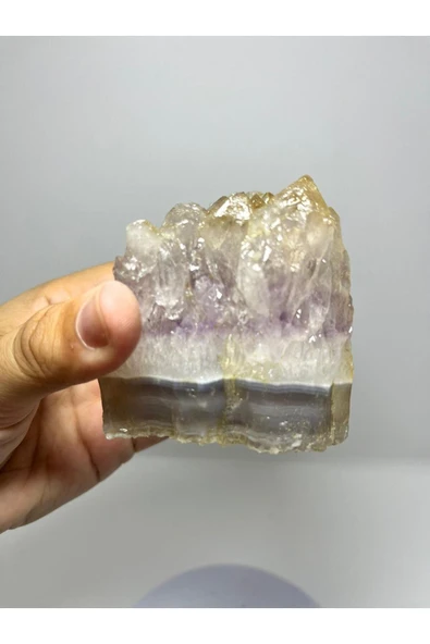 gemsartdeco Ametist Pozitif Enerji Doğaltaş Kütle - Resim 3