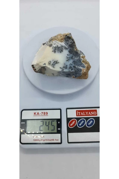 gemsartdeco Dentritli opal koleksiyonluk doğaltaş - Resim 5