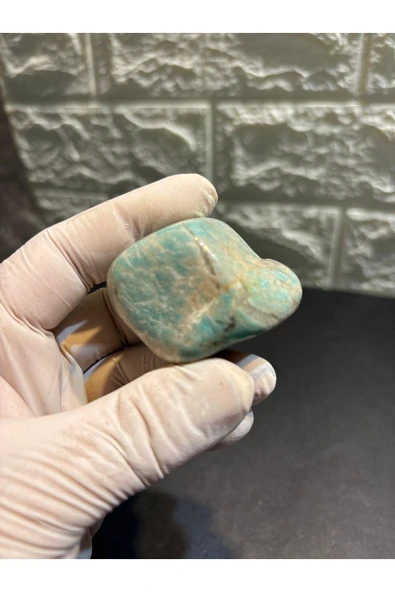 gemsartdeco Tambur Amazonit Doğaltaş Orta Boy ürün görseli