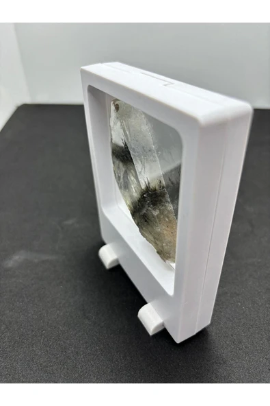 gemsartdeco Rutilli Kuvars Turmalin Doğaltaş Stantlı Ürün - Resim 3