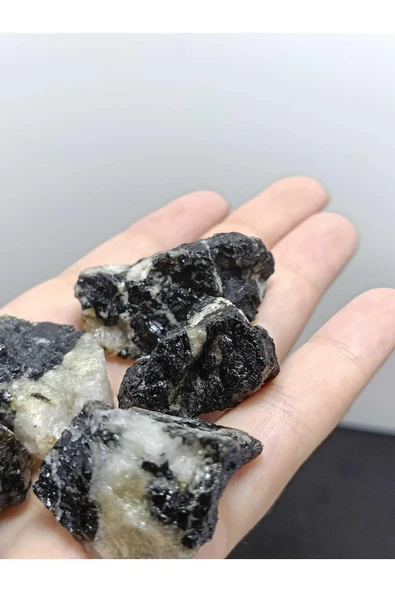 gemsartdeco Turmalin Doğaltaş Kütle ( Negatif Enerji Kalkanı ) Orta Boy ürün görseli 1