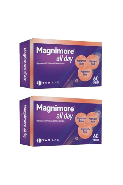 Magnimore All Day 60 Tablet 2 Adet ürün görseli