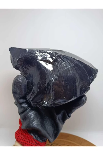 gemsartdeco Obsidyen Duygu Taşı Doğaltaş Kütle - Resim 2