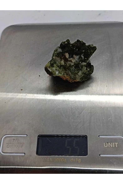 gemsartdeco Koleksiyonluk Epidotlu Kuvars Doğaltaş - Resim 3