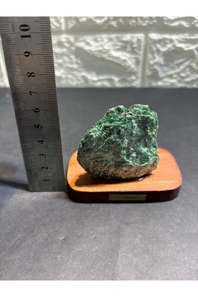 gemsartdeco Fuksit Doğaltaş Ahşap Stantlı - Resim 3