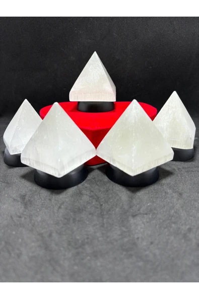 gemsartdeco Selenit Piramit Doğaltaş Enerji Temizleyici ürün görseli