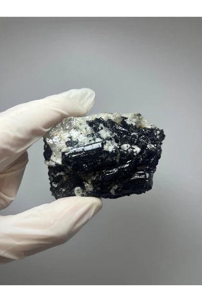 gemsartdeco Özel Koleksiyonluk Turmalin Doğaltaş Kütle - Resim 4