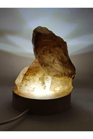 gemsartdeco Kuvars Doğaltaş Huzur Lamba ürün görseli