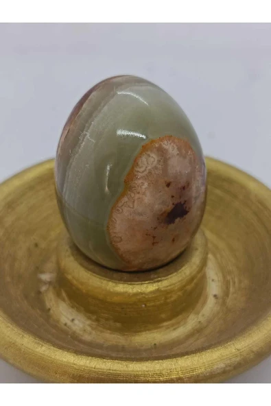 gemsartdeco Oniks (Onyx) Yumurta Doğaltaş Kütle - Resim 3