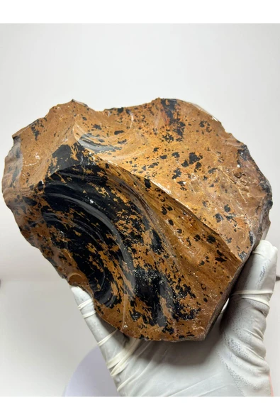 gemsartdeco Obsidyen Duygu Taşı Doğaltaş Kütle - Resim 2