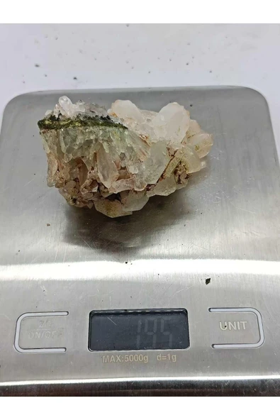 gemsartdeco Koleksiyonluk Epidotlu Kuvars Doğaltaş - Resim 4