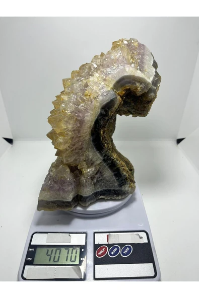 gemsartdeco Ametist Özel Koleksiyonluk Pozitif Enerji Doğaltaş Kütle ürün görseli