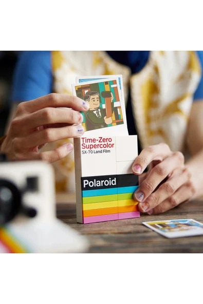 ® Ideas Polaroid One Step SX-70 Kamera 21345 – Yetişkinler için Yaratıcı Model Yapım Seti (516P) - Resim 7