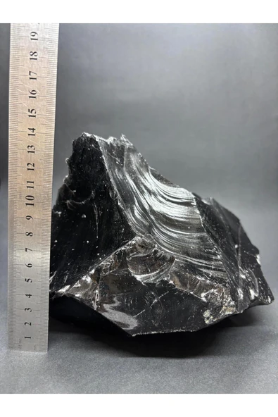 gemsartdeco Obsidyen Duygu Taşı Doğaltaş Kütle - Resim 4