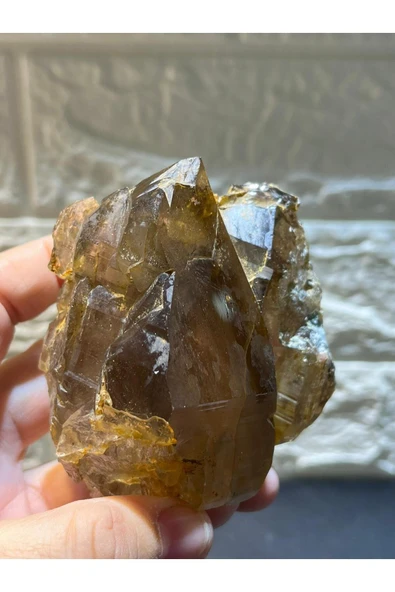 gemsartdeco Dumanlı Kuvars Katedral Koleksiyon Doğaltaş ürün görseli