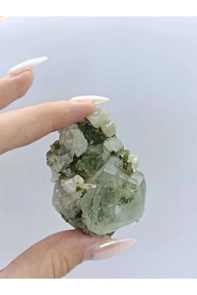gemsartdeco Koleksiyonluk Epidotlu Kuvars Doğaltaş ürün görseli 1