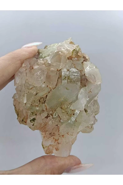gemsartdeco Koleksiyonluk Epidotlu Kuvars Doğaltaş - Resim 3