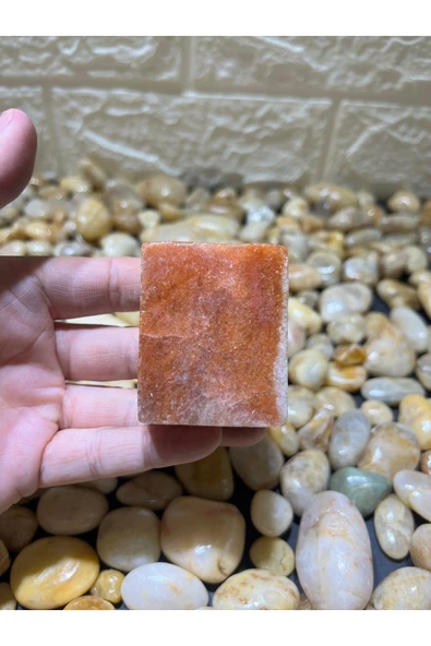 gemsartdeco Gül Kuvars Doğaltaş Büyük Küp ürün görseli