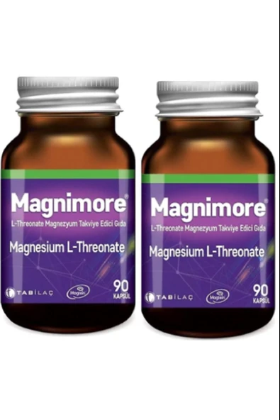 Magnimore Magnesium L-Threonate 90 Kapsül 2 Adet ürün görseli
