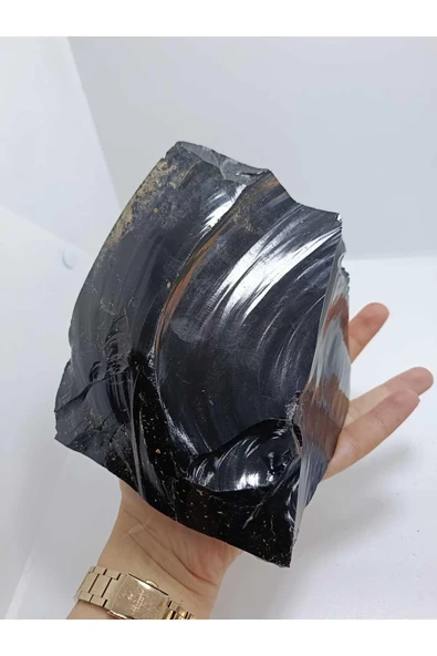 gemsartdeco Obsidyen Duygu Taşı Doğaltaş Kütle - Resim 3