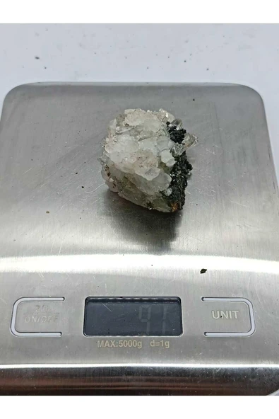 gemsartdeco Koleksiyonluk Epidotlu Kuvars Doğaltaş - Resim 5