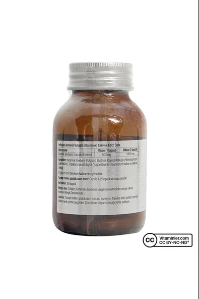 Venatura Berberis Vulgaris 60 Kapsül 2 Adet - Resim 2