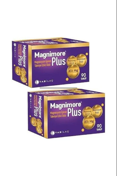 Magnimore Plus 90 Tablet 2 Adet ürün görseli