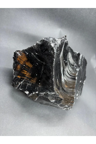 gemsartdeco Obsidyen Duygu Taşı Doğaltaş Kütle - Resim 3