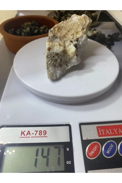 gemsartdeco Mavi Kalsedon Duygusal Denge Doğaltaş Kütle - Resim 3