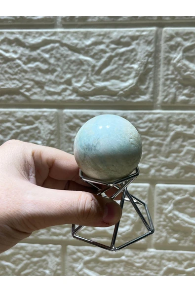 gemsartdeco Amazonit Doğaltaş Küre - Resim 3