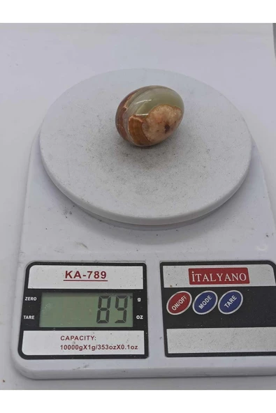 gemsartdeco Oniks (Onyx) Yumurta Doğaltaş Kütle - Resim 4