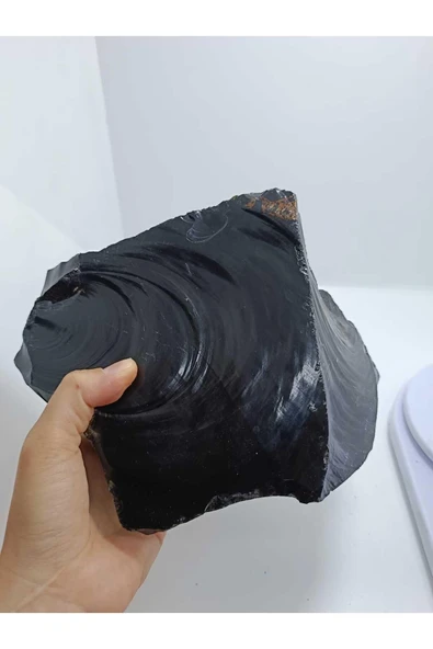 gemsartdeco Obsidyen Duygu Taşı Doğaltaş Kütle - Resim 2