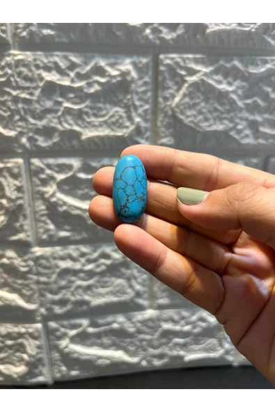 gemsartdeco TURKUAZ KABAŞON DOĞALTAŞ - Resim 3