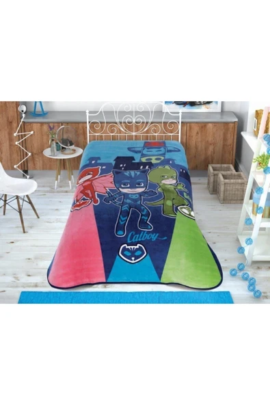 Taç Pj Masks Move Tek Kişilik Lisanslı Battaniye ürün görseli