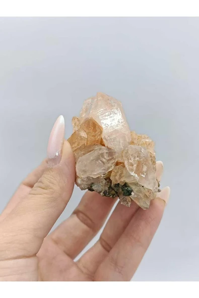 gemsartdeco Koleksiyonluk Epidotlu Kuvars - Resim 2