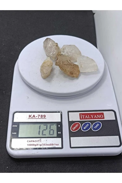 gemsartdeco Cep Boy Kristal Kuvars Doğaltaş Kütle 3 Adet - Resim 2