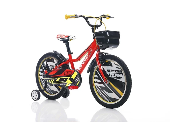 Corelli Raptor 16 Jant 25 Cm Kadro Siyah-Kırmızı-Beyaz Erkek Çocuk Bisikleti 4-6 Yaş ürün görseli 1