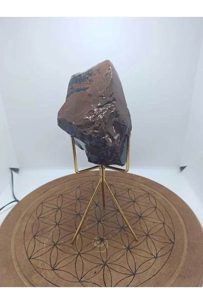 gemsartdeco Obsidyen Duygu Taşı Doğaltaş Kütle - Resim 3